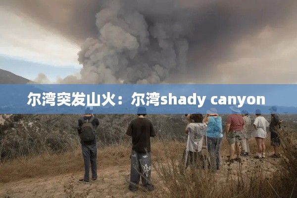 尔湾突发山火：尔湾shady canyon 