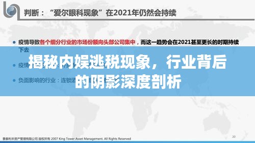 揭秘内娱逃税现象，行业背后的阴影深度剖析