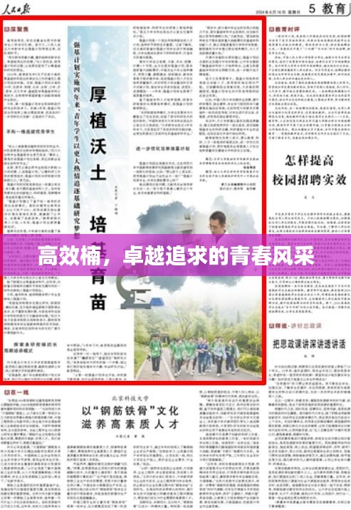 高效楠，卓越追求的青春风采
