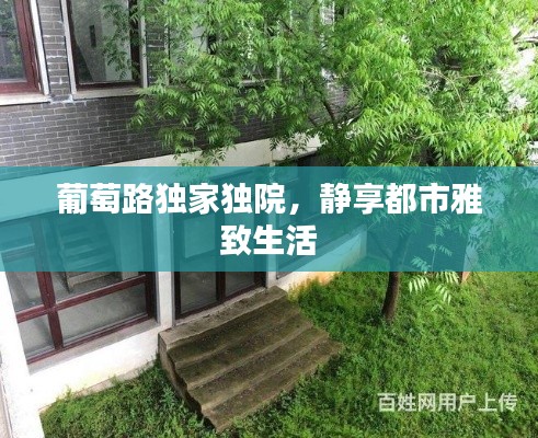 葡萄路独家独院，静享都市雅致生活