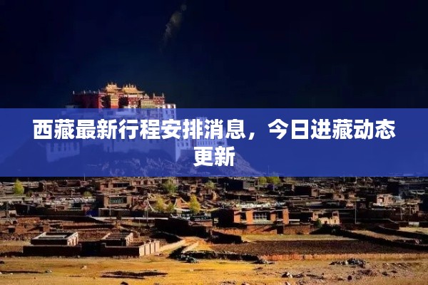 西藏最新行程安排消息，今日进藏动态更新