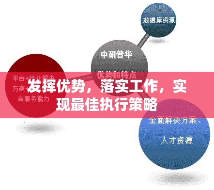 发挥优势，落实工作，实现最佳执行策略