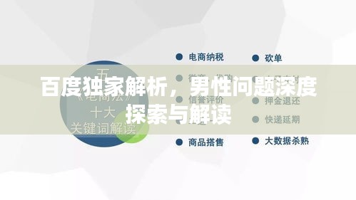 百度独家解析，男性问题深度探索与解读