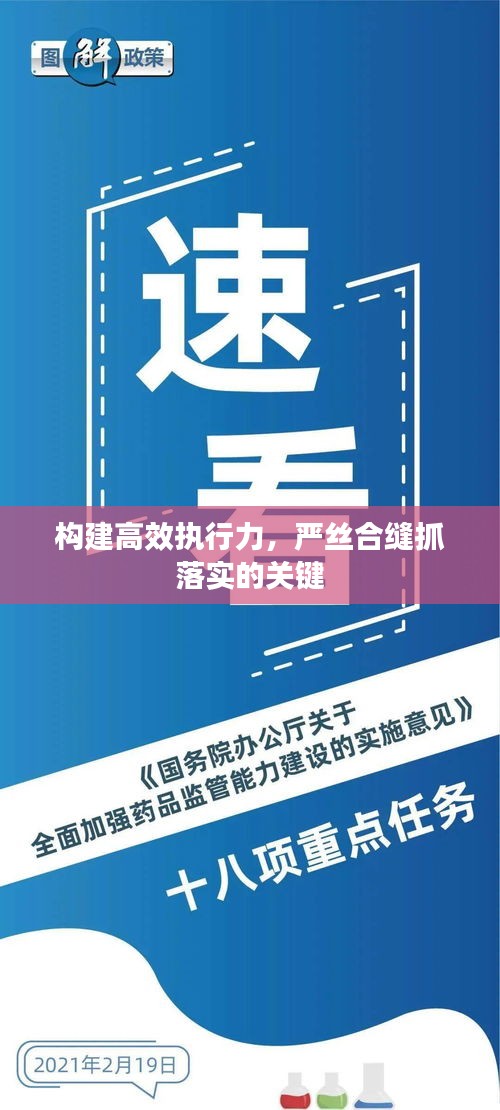 构建高效执行力，严丝合缝抓落实的关键