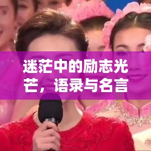 迷茫中的励志光芒，语录与名言启示人生路