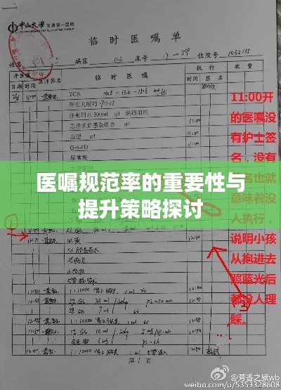 医嘱规范率的重要性与提升策略探讨