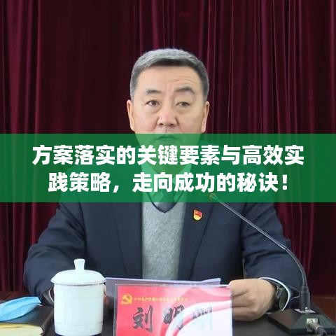 方案落实的关键要素与高效实践策略，走向成功的秘诀！