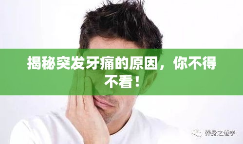 揭秘突发牙痛的原因，你不得不看！