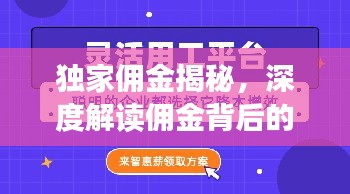 独家佣金揭秘，深度解读佣金背后的秘密！