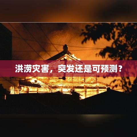 洪涝灾害，突发还是可预测？
