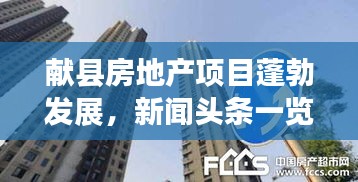 献县房地产项目蓬勃发展，新闻头条一览