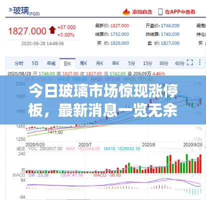 今日玻璃市场惊现涨停板，最新消息一览无余