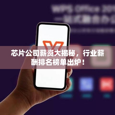 芯片公司薪资大揭秘，行业薪酬排名榜单出炉！