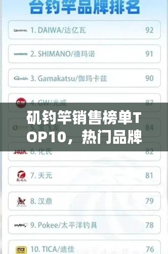 矶钓竿销售榜单TOP10，热门品牌选购指南