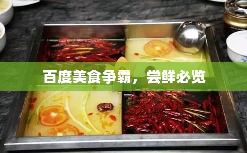 百度美食争霸，尝鲜必览
