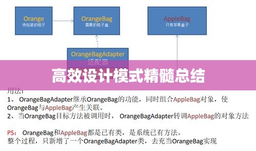 高效设计模式精髓总结