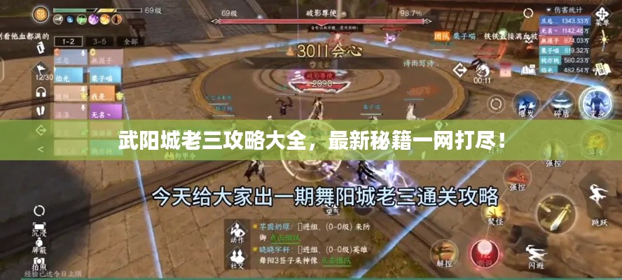 武阳城老三攻略大全，最新秘籍一网打尽！