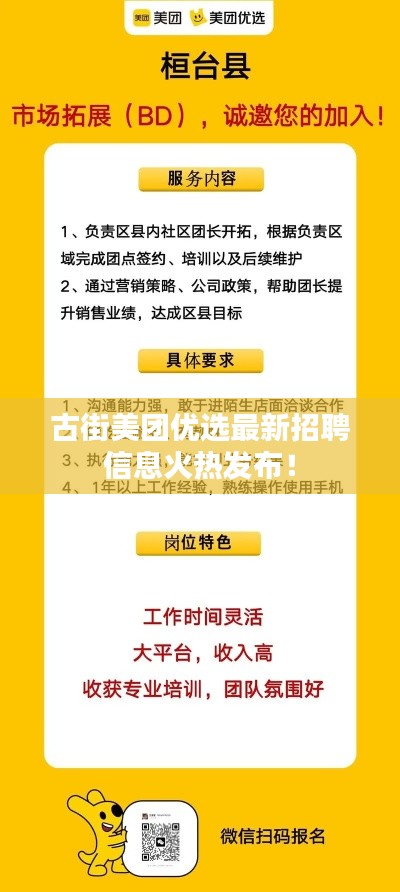 古街美团优选最新招聘信息火热发布！