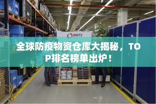 全球防疫物资仓库大揭秘，TOP排名榜单出炉！