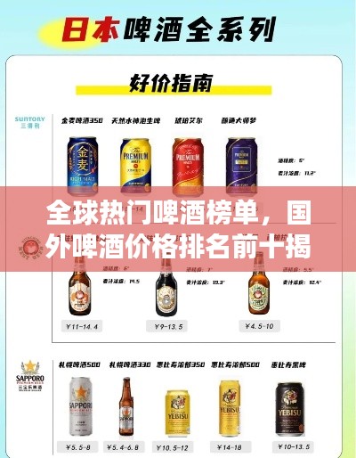 全球热门啤酒榜单，国外啤酒价格排名前十揭晓！