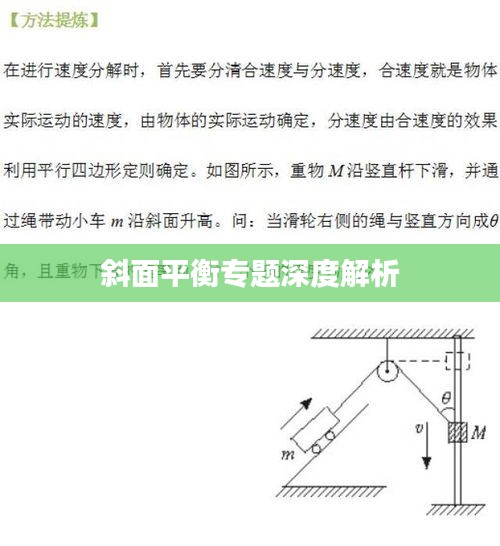 斜面平衡专题深度解析