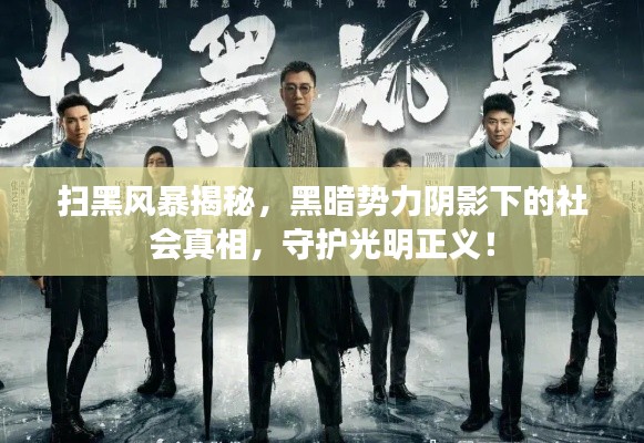 扫黑风暴揭秘，黑暗势力阴影下的社会真相，守护光明正义！